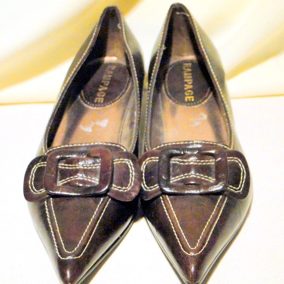 Rampage Brown-Black 1/2" Heel Shoe - Picture 2 of 6